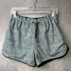 Thread 4 Thought Shorts Womens XL Gray Space Dye Draw String Athletic Activewear